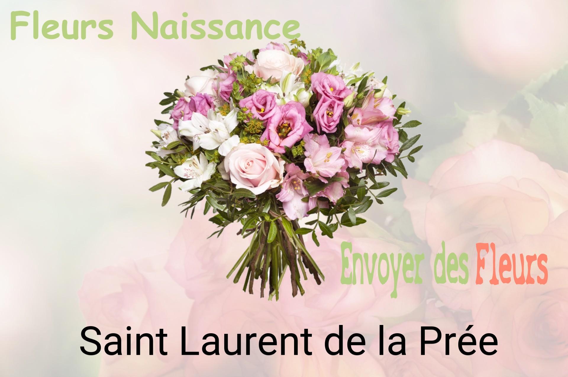 Bouquet de fleurs de naissance livré à Saint-Laurent-de-la-Prée