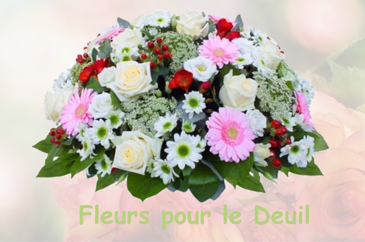 fleurs deuil SAINT-LAURENT-DE-LA-PREE